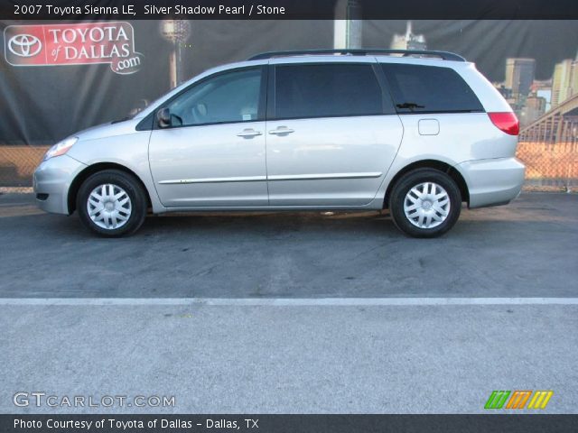 2007 Toyota Sienna LE in Silver Shadow Pearl