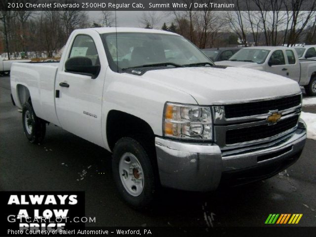 2010 Chevrolet Silverado 2500HD Regular Cab in Summit White