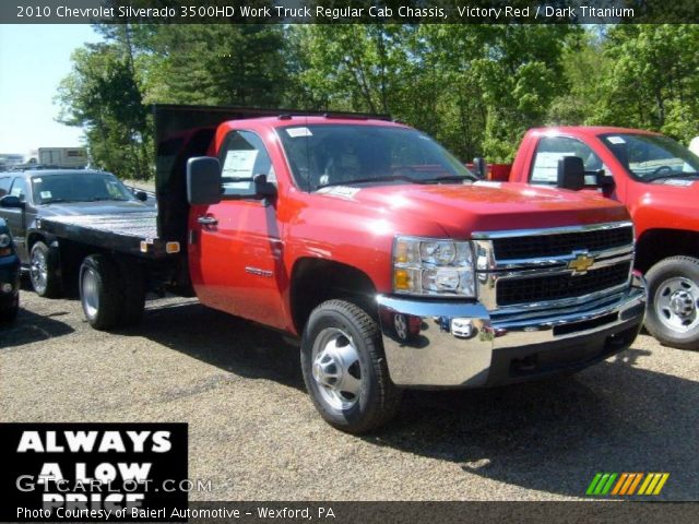 2010 Chevrolet Silverado 3500HD Work Truck Regular Cab Chassis in Victory Red