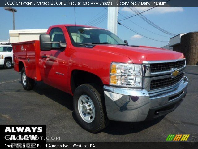 2010 Chevrolet Silverado 2500HD Regular Cab 4x4 Chassis in Victory Red