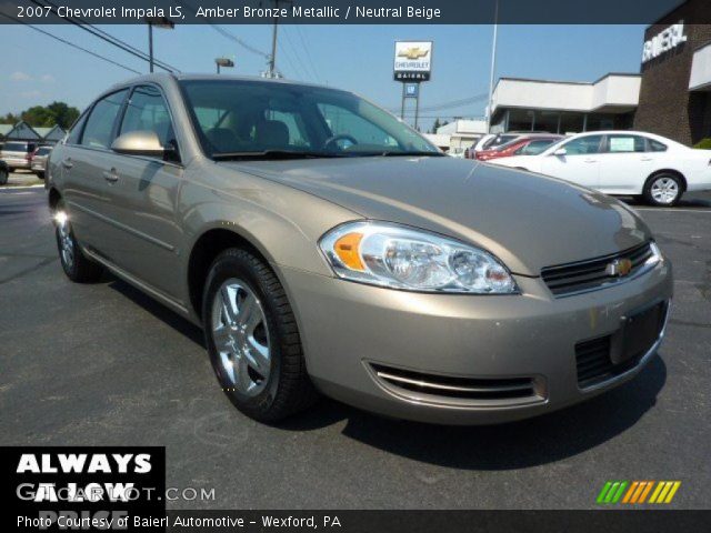 2007 Chevrolet Impala LS in Amber Bronze Metallic