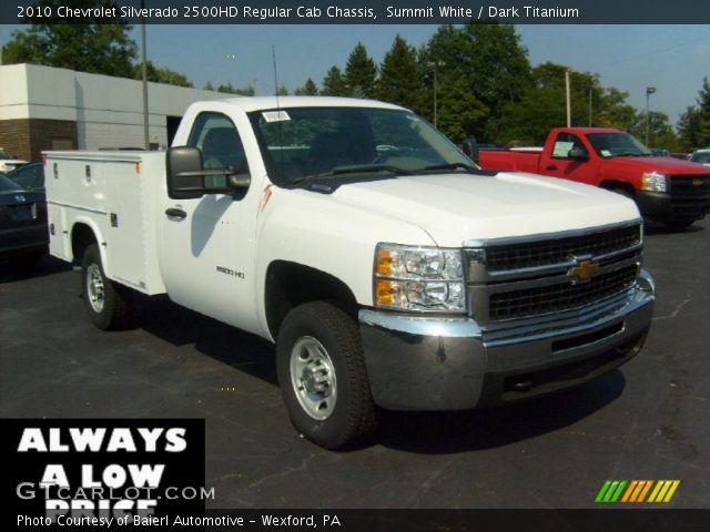 2010 Chevrolet Silverado 2500HD Regular Cab Chassis in Summit White