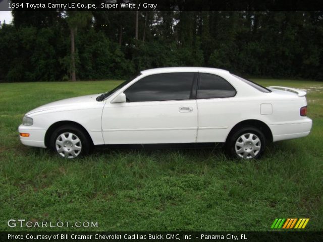 1994 Toyota Camry LE Coupe in Super White