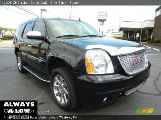 2008 GMC Yukon Denali AWD in Onyx Black