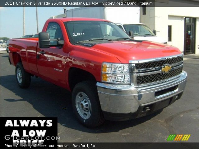 2011 Chevrolet Silverado 2500HD Regular Cab 4x4 in Victory Red