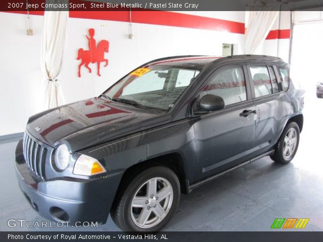 2007 Jeep Compass Sport in Steel Blue Metallic