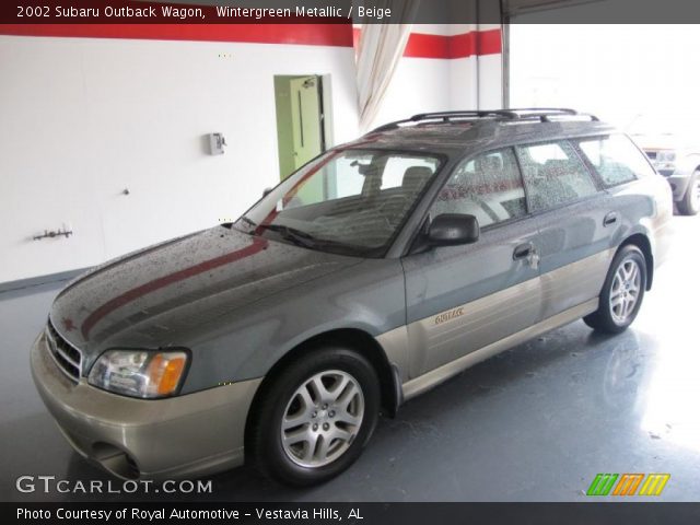 2002 Subaru Outback Wagon in Wintergreen Metallic