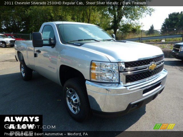 2011 Chevrolet Silverado 2500HD Regular Cab in Sheer Silver Metallic