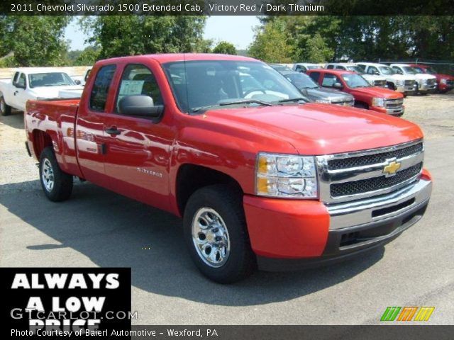 2011 Chevrolet Silverado 1500 Extended Cab in Victory Red