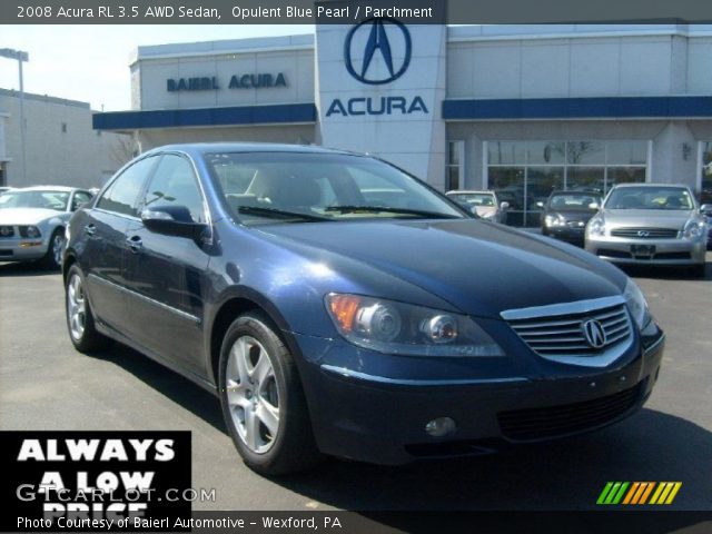 2008 Acura RL 3.5 AWD Sedan in Opulent Blue Pearl