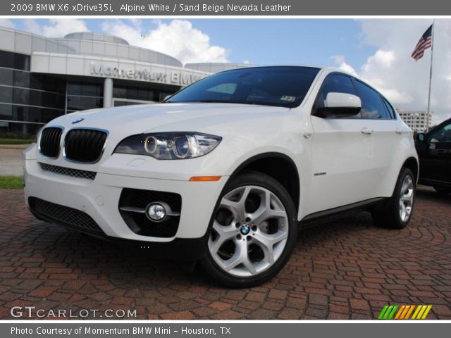 2009 BMW X6 xDrive35i in Alpine White