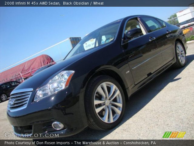 2008 Infiniti M 45x AWD Sedan in Black Obsidian