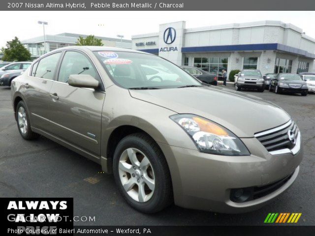 2007 Nissan Altima Hybrid in Pebble Beach Metallic