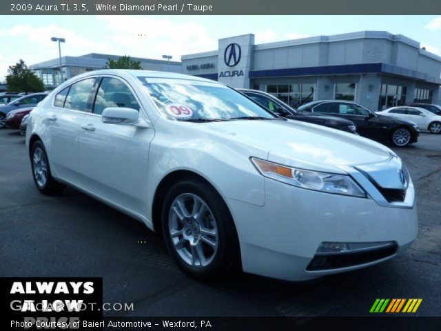 2009 Acura TL 3.5 in White Diamond Pearl