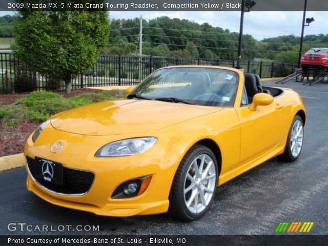 2009 Mazda MX-5 Miata Grand Touring Roadster in Competition Yellow