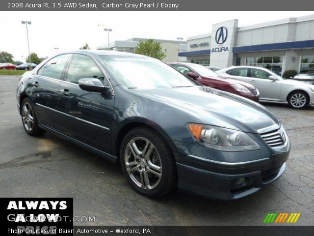 2008 Acura RL 3.5 AWD Sedan in Carbon Gray Pearl