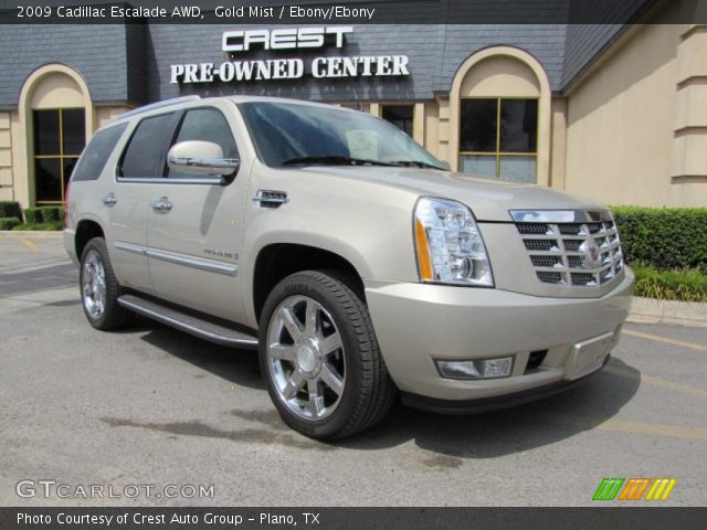 2009 Cadillac Escalade AWD in Gold Mist