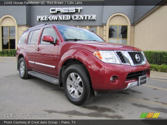 2008 Nissan Pathfinder LE in Red Brawn