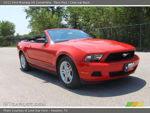 2011 Ford Mustang V6 Convertible in Race Red