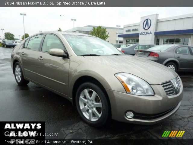 2004 Nissan Maxima 3.5 SL in Spirited Bronze