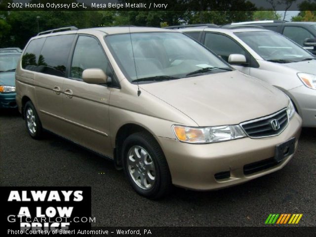 2002 Honda Odyssey EX-L in Mesa Beige Metallic