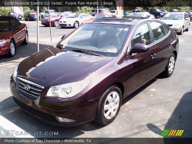 2008 Hyundai Elantra GLS Sedan in Purple Rain Metallic