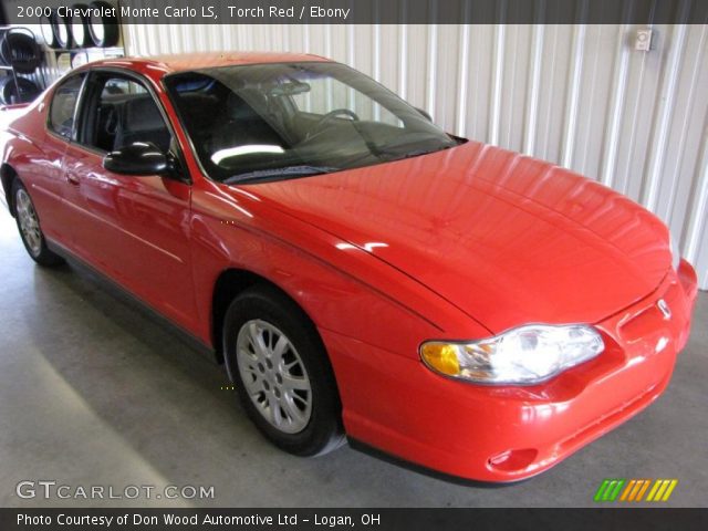 2000 Chevrolet Monte Carlo LS in Torch Red