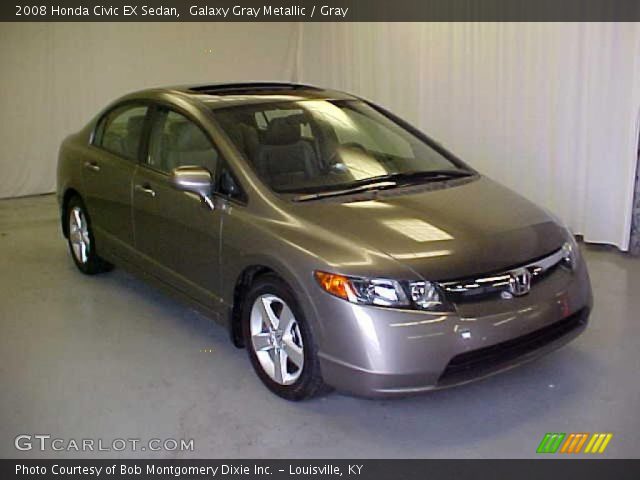 2008 Honda Civic EX Sedan in Galaxy Gray Metallic