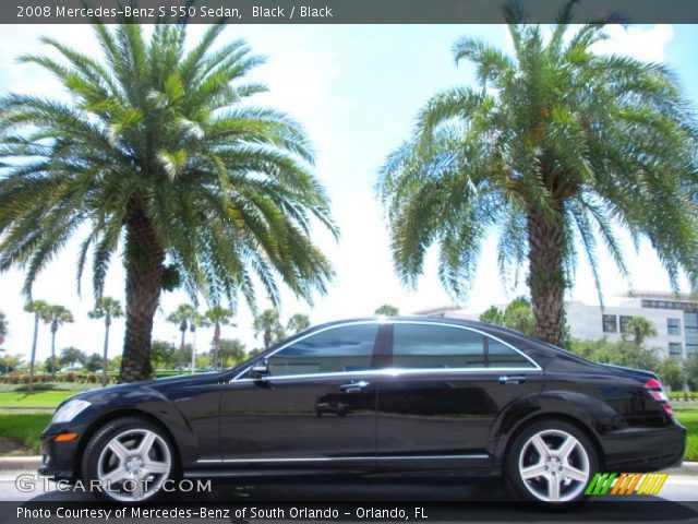 2008 Mercedes-Benz S 550 Sedan in Black