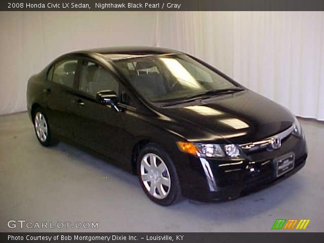 2008 Honda Civic LX Sedan in Nighthawk Black Pearl