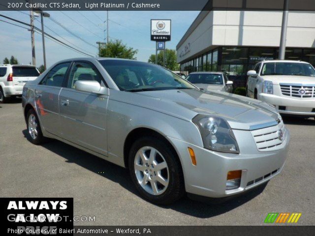 2007 Cadillac CTS Sedan in Light Platinum