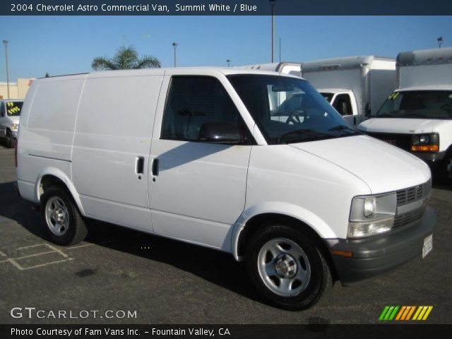 2004 Chevrolet Astro Commercial Van in Summit White