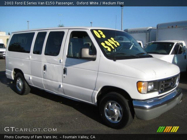 2003 Ford E Series Van E150 Passenger in Oxford White