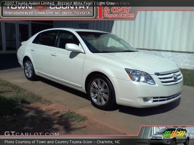 2007 Toyota Avalon Limited in Blizzard White Pearl
