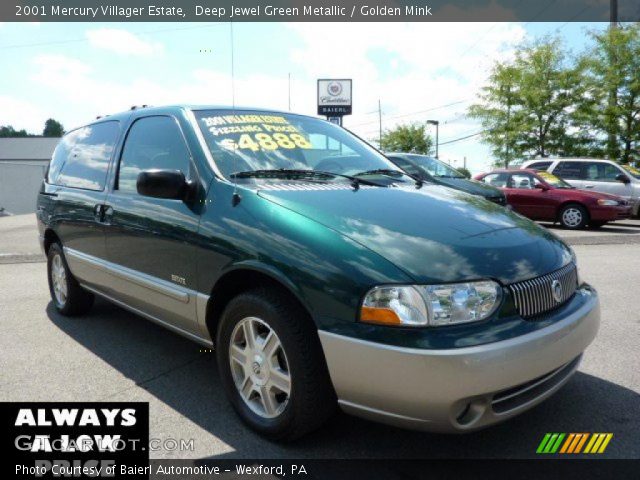 2001 Mercury Villager Estate in Deep Jewel Green Metallic