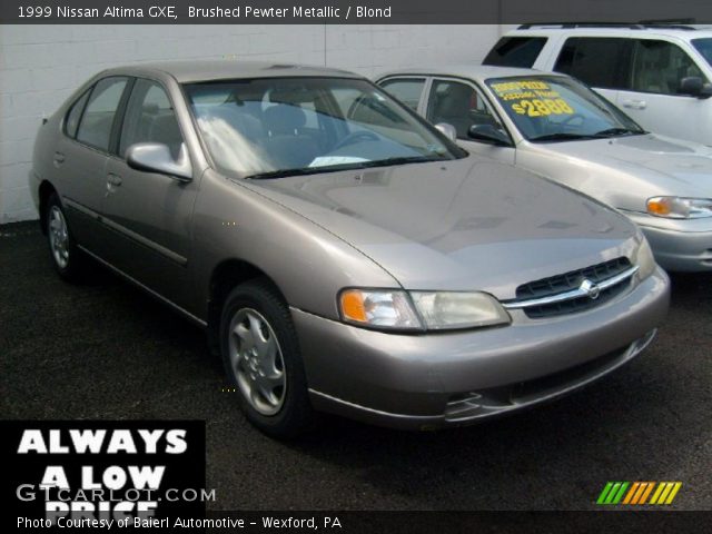 1999 Nissan Altima GXE in Brushed Pewter Metallic