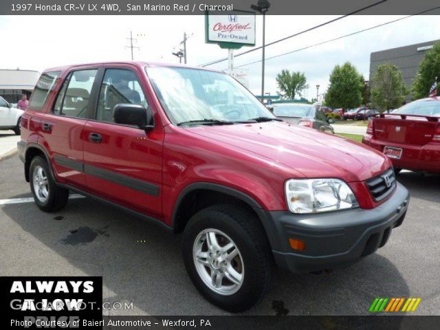 1997 Honda CR-V LX 4WD in San Marino Red