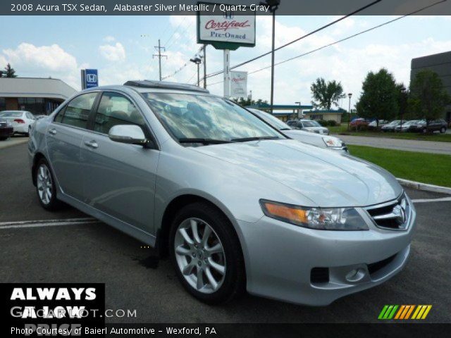 2008 Acura TSX Sedan in Alabaster Silver Metallic