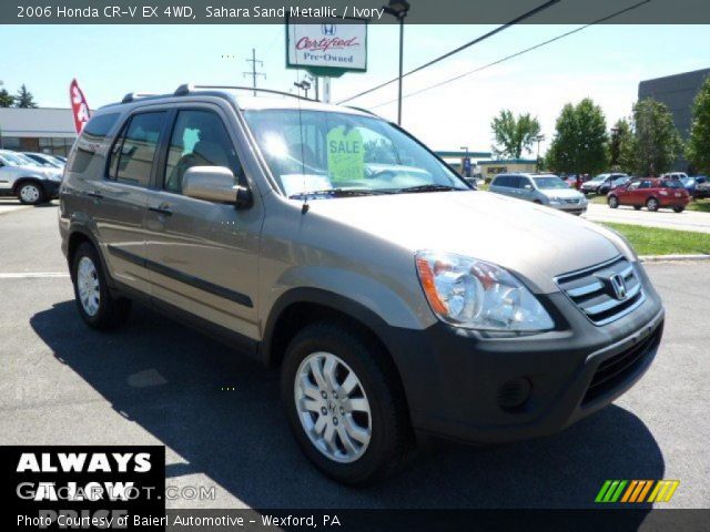 2006 Honda CR-V EX 4WD in Sahara Sand Metallic