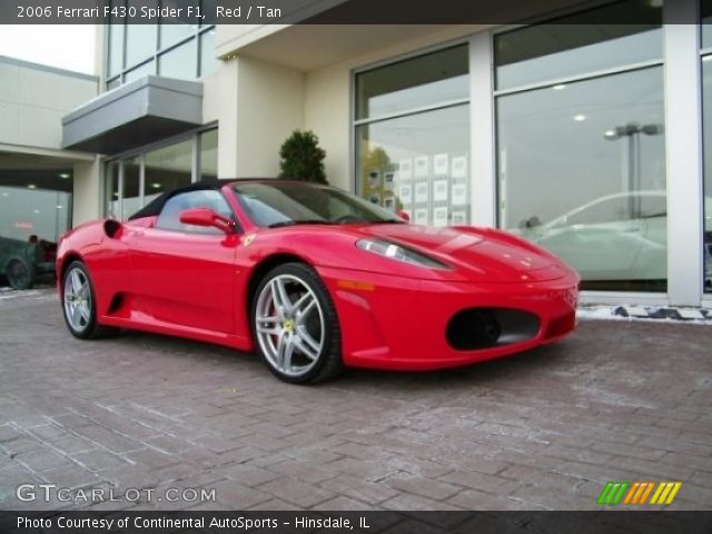 2006 Ferrari F430 Spider F1 in Red