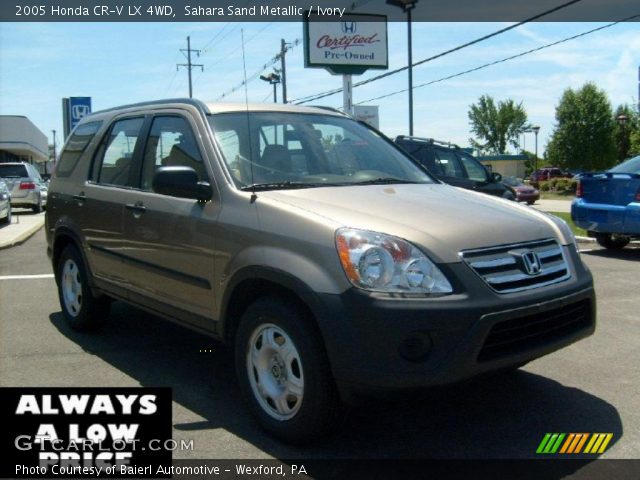 2005 Honda CR-V LX 4WD in Sahara Sand Metallic
