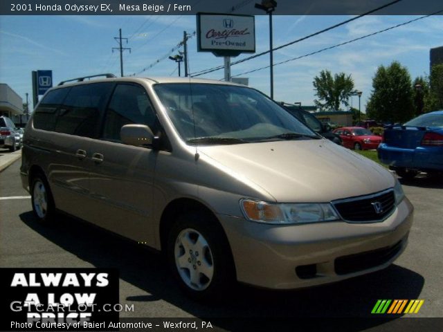 2001 Honda Odyssey EX in Mesa Beige