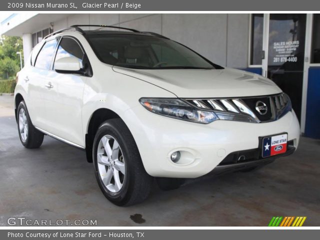 2009 Nissan Murano SL in Glacier Pearl