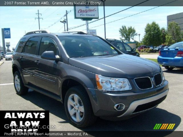 2007 Pontiac Torrent AWD in Granite Grey Metallic