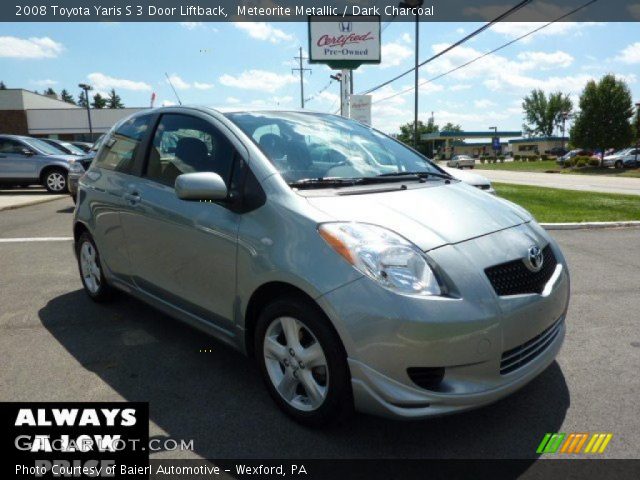 2008 Toyota Yaris S 3 Door Liftback in Meteorite Metallic
