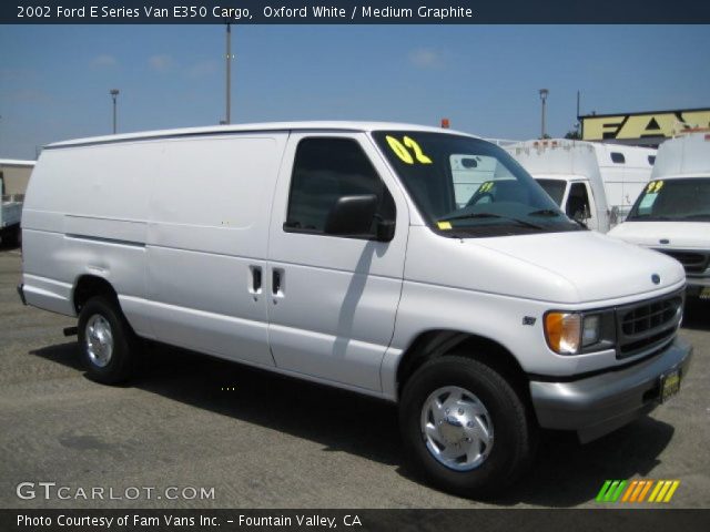 2002 Ford E Series Van E350 Cargo in Oxford White