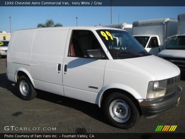 1999 Chevrolet Astro Commercial Van in Ivory White