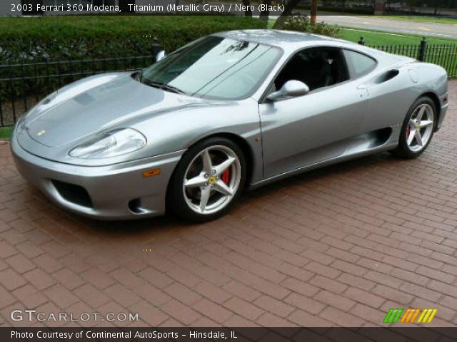 2003 Ferrari 360 Modena in Titanium (Metallic Gray)