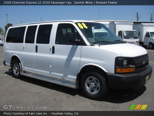 2008 Chevrolet Express LS 1500 Passenger Van in Summit White