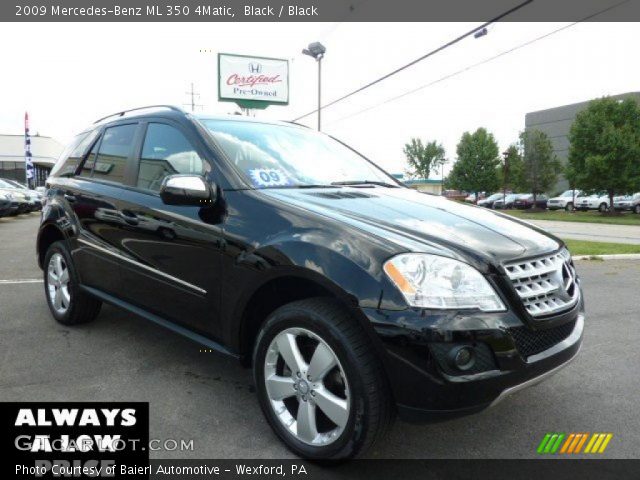2009 Mercedes-Benz ML 350 4Matic in Black